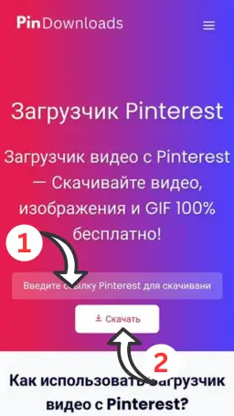 ru Загрузчик видео с Pinterest