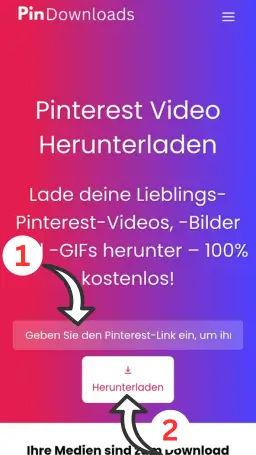 de pinterest video herunterladen